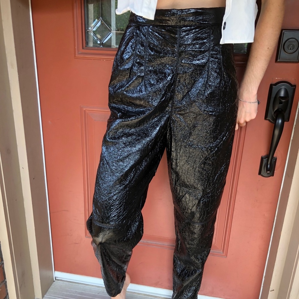 Leatherette Pants